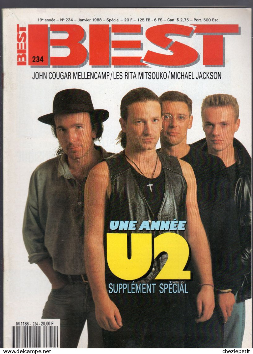 BEST N°234 Spécial U2 John Cougar Rita Mitsouko Brian Ferry Michael Jackson - Música