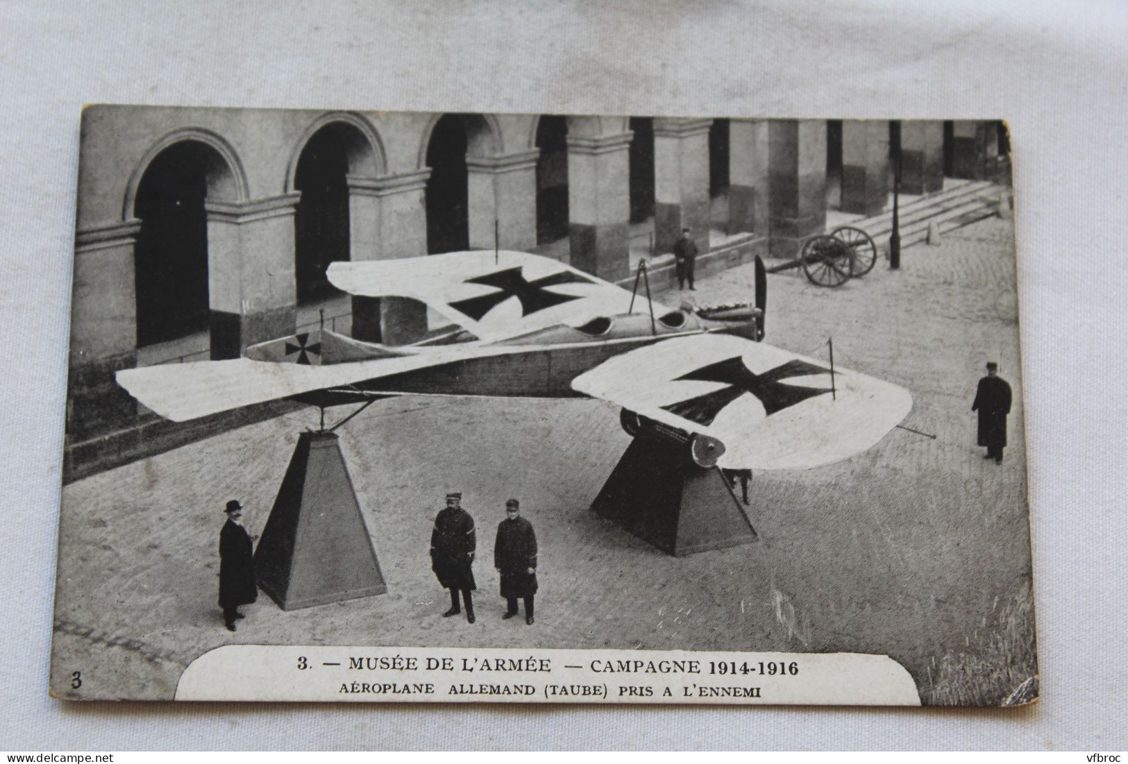 Musée De L'armée, Aéroplane Allemand Pris à L'ennemi, Militaria, Aviation - 1914-1918: 1ère Guerre