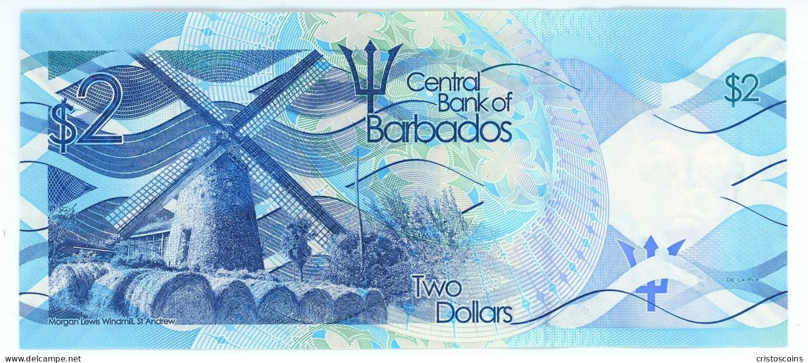 Babadors  2 Dollari 2013 2018 P.37x UNC (B/1-38 - Barbades