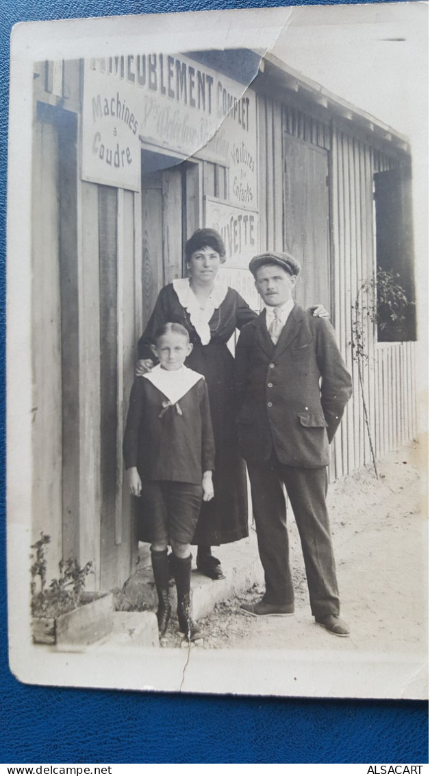 Carte Photo ,buvette Vve Delecluse , Nord? - Cafés