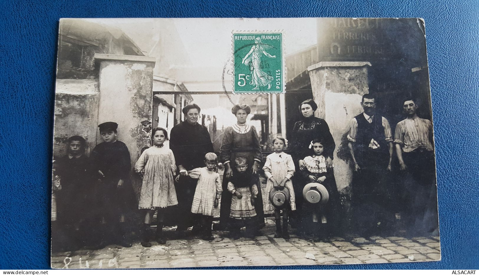 Carte Photo , Marechal Ferrand , Cachet Seine , Arrivée Cote D'or - Geschäfte