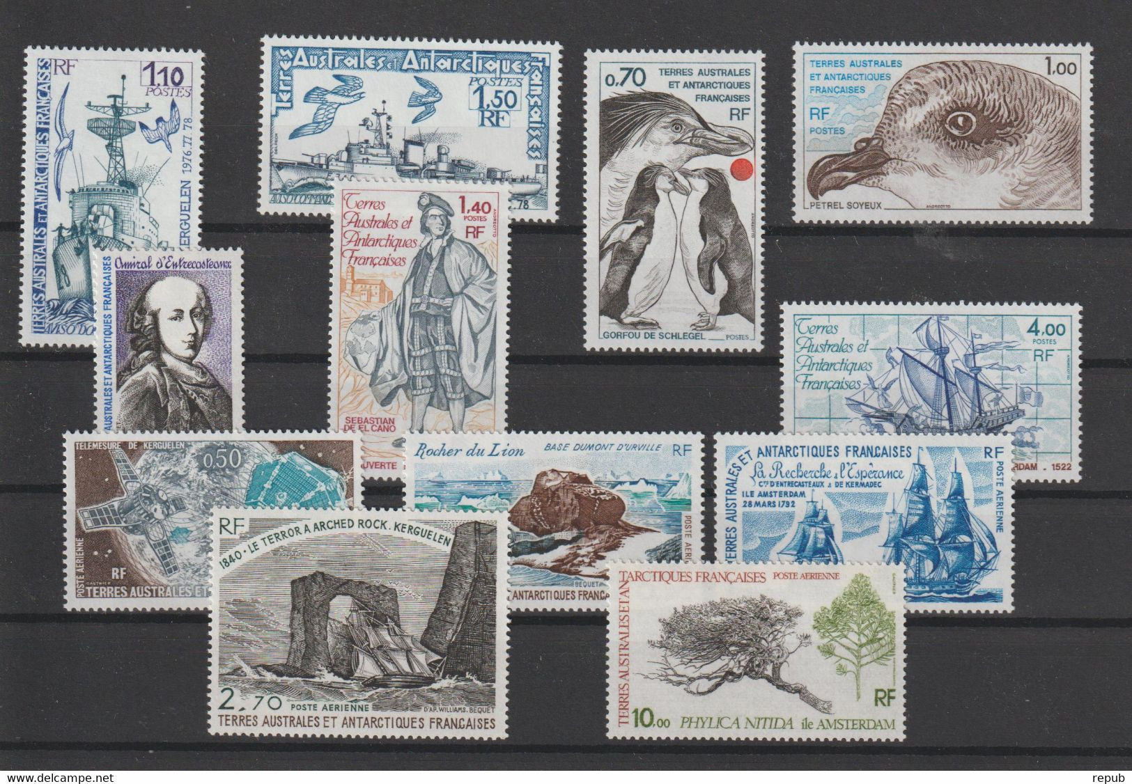 TAAF Année Complète 1979 79-85 Et PA 56-60 ** MNH - Komplette Jahrgänge