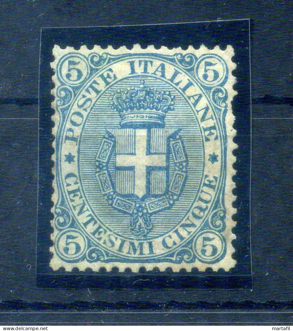 1891-96 REGNO N.59 Umberto I * 5 Centesimi Verde - Ungebraucht