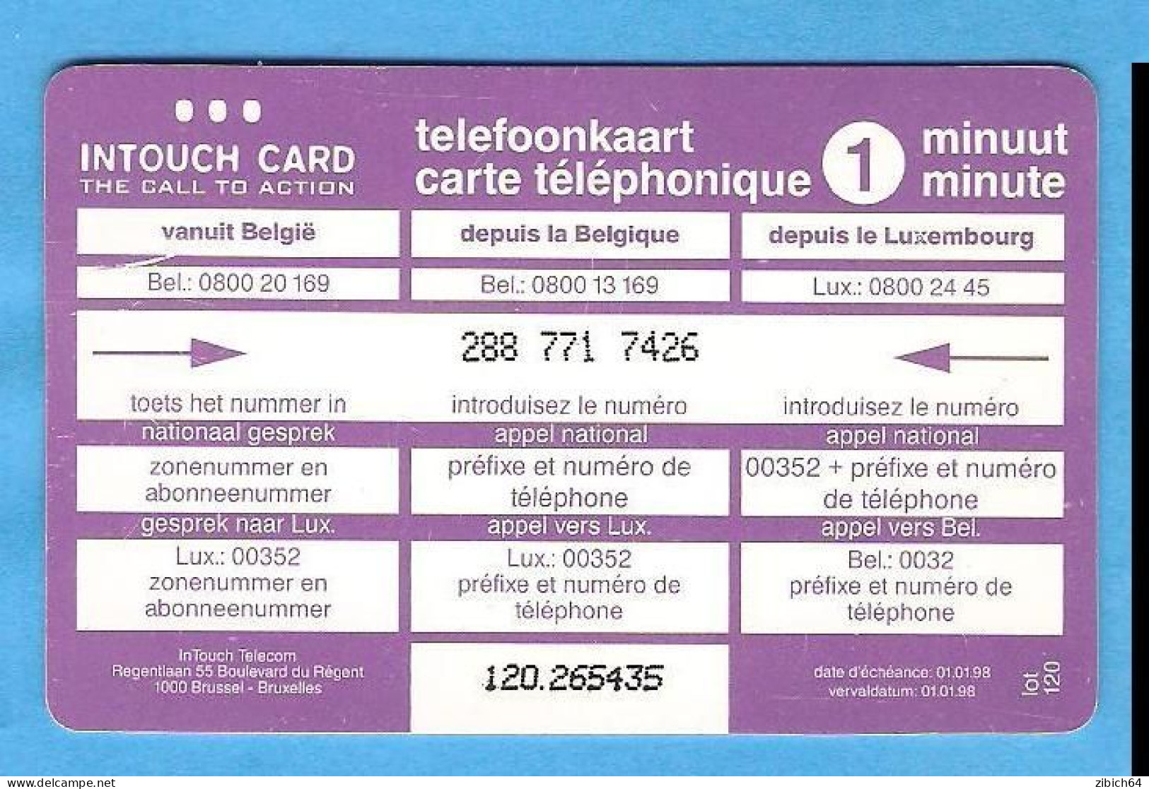 BELGIUM Prepaid Phonecard - Autres & Non Classés