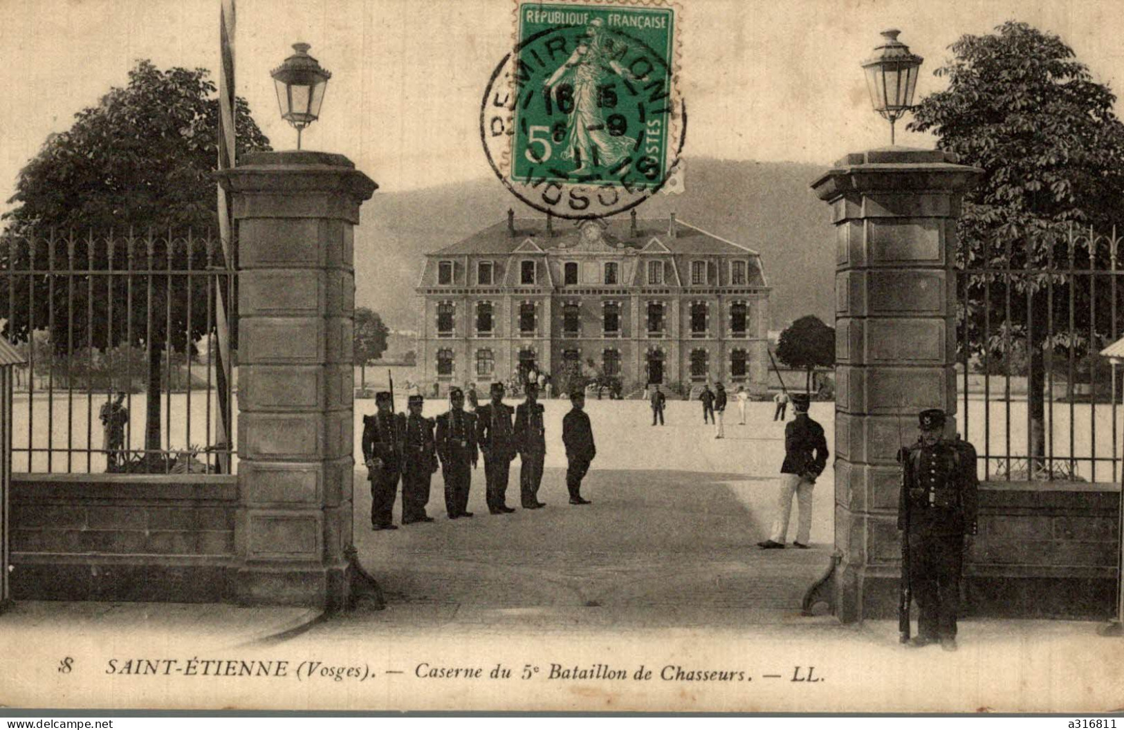 Saint Etienne Caserne Du 5 Eme Bataillon De Chasseurs - Saint Etienne De Remiremont