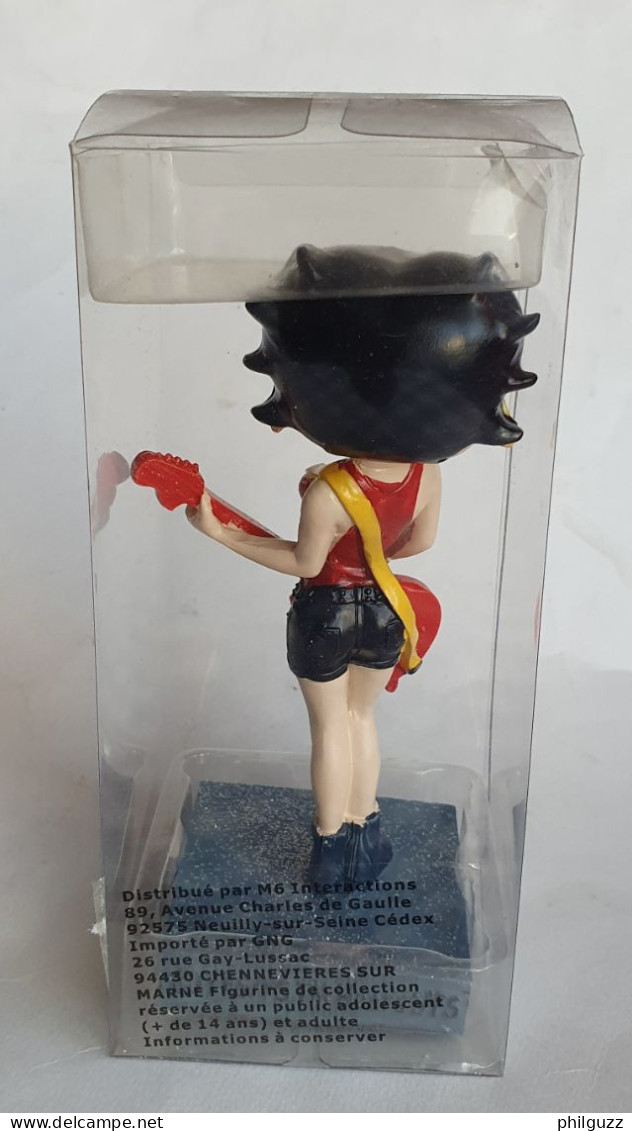 FIGURINE BETTY BOOP GUITARISTE 2009-11 - En Résine Avec Sa Boîte - Andere & Zonder Classificatie