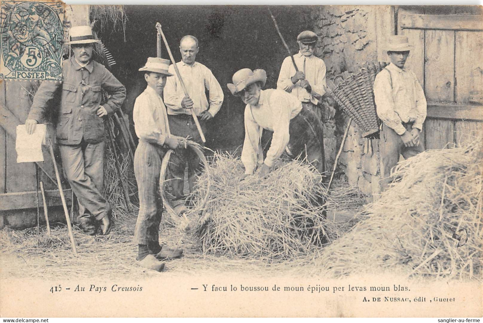 CPA 23 AU PAYS CREUSOIS / Y FACU LA BOUSSOU DE MOUN - Autres & Non Classés