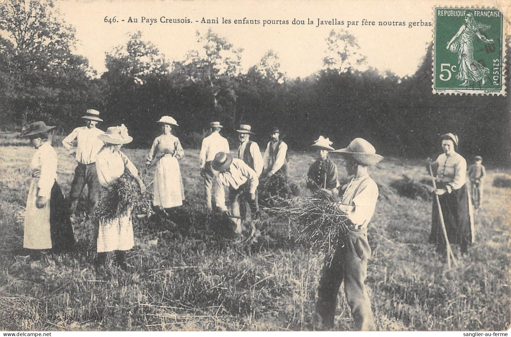 CPA 23 AU PAYS CREUSOIS / ANNI LES ENFANTS POURTAS - Sonstige & Ohne Zuordnung