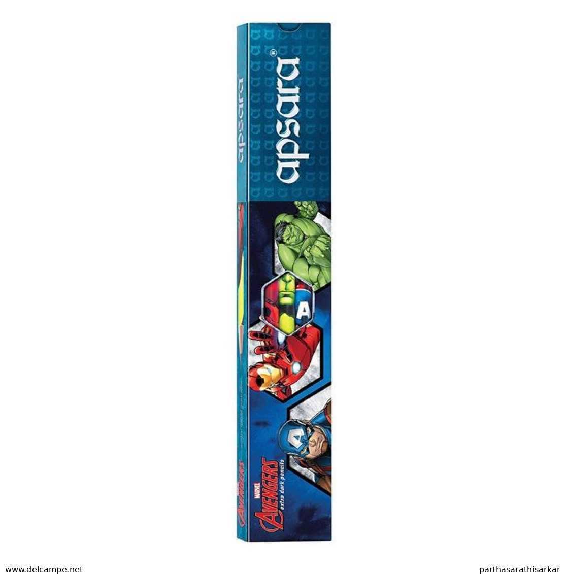 AVENGERS PENCILS FROM INDIA BRAND APSARA SET OF 5 PENCILS (2 SETS IN A PACK) - Timbri