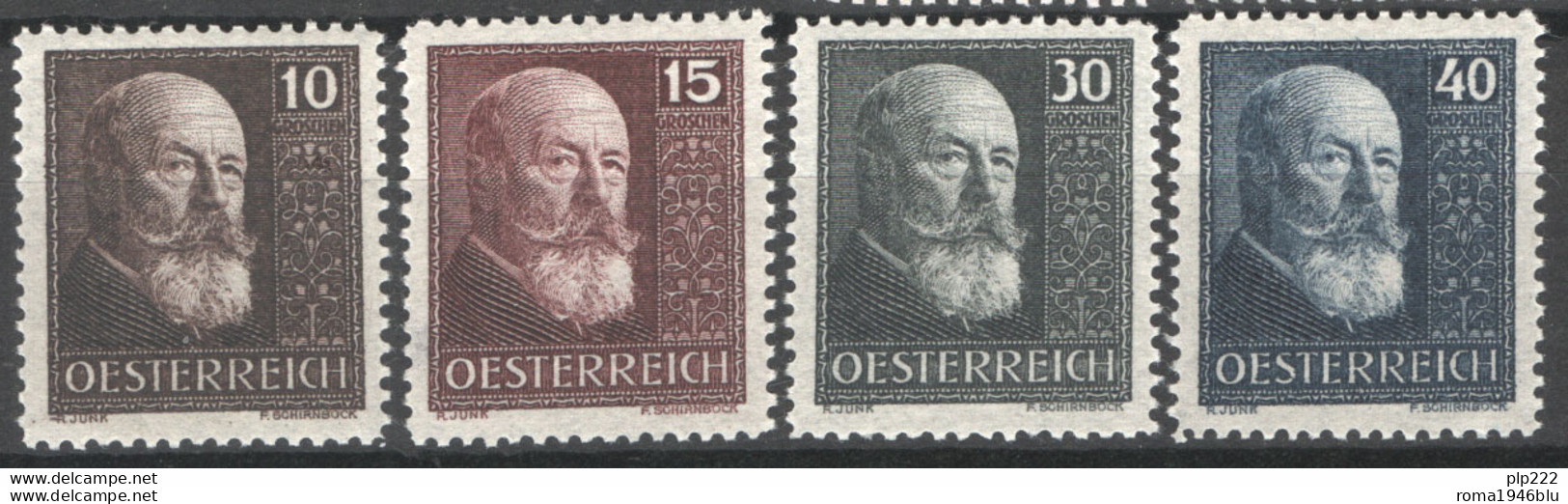 Austria 1928 Unif.374/77 **/MNH VF/F - Unused Stamps