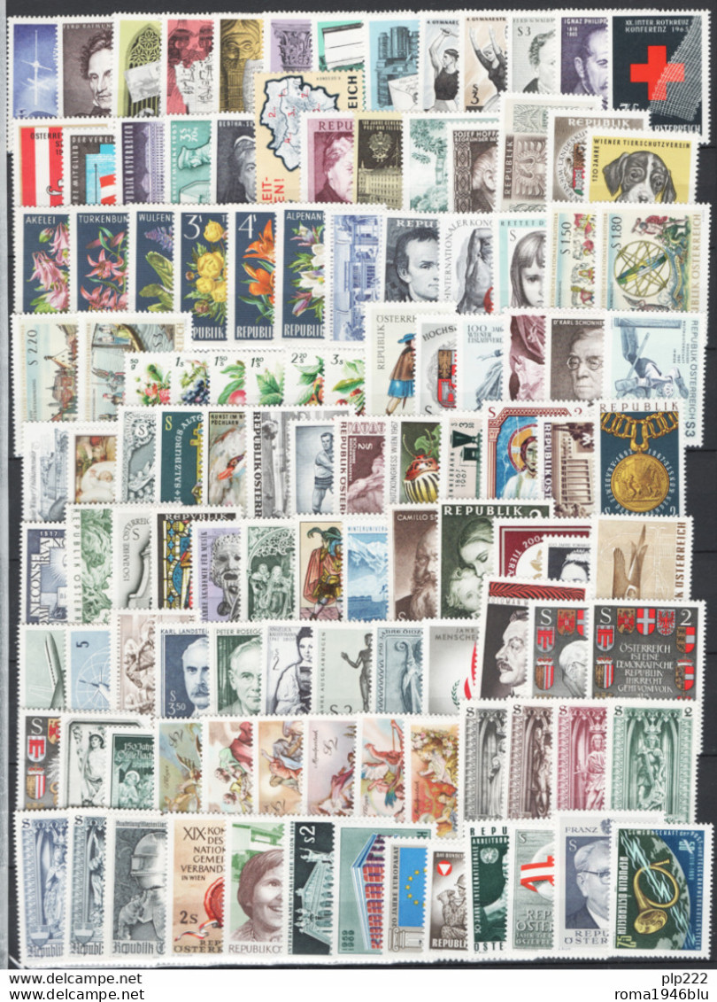 Austria 1960/69 Annate Complete / Complete Year Set **/MNH VF - Años Completos