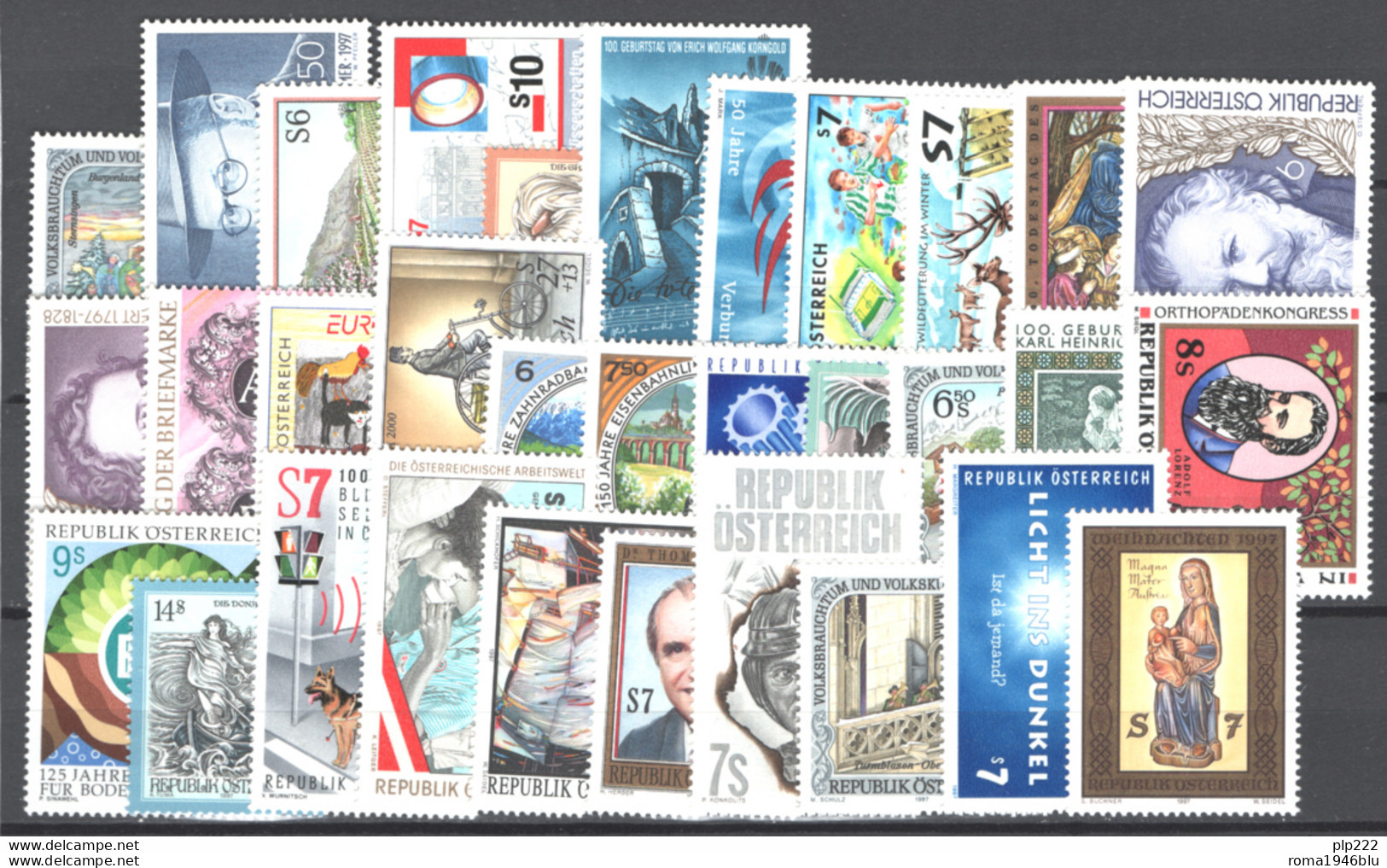 Austria 1997 Annata Completa / Complete Year Set **/MNH VF - Années Complètes