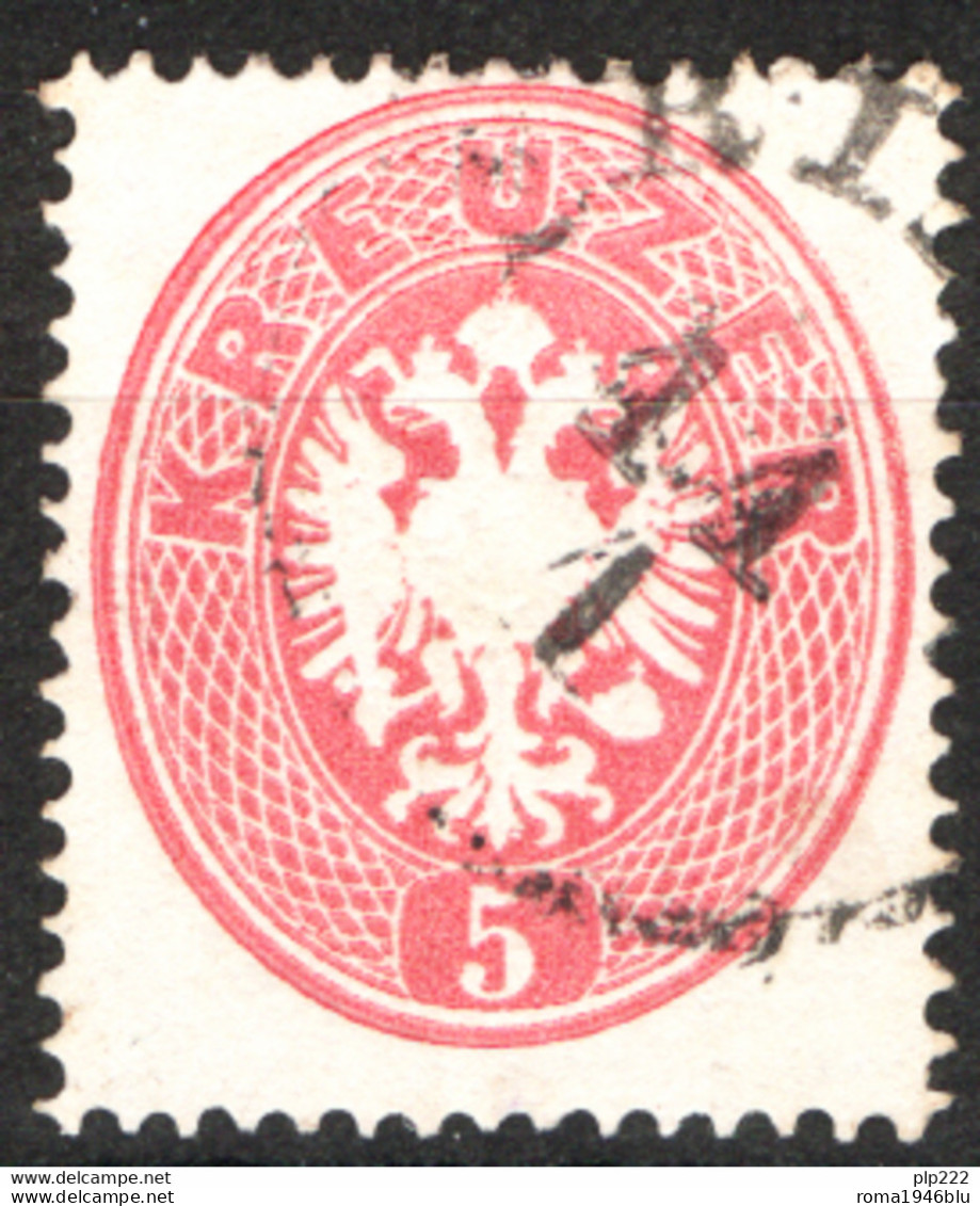 Austria 1863 Unif.24 O/used VF/F - Gebruikt