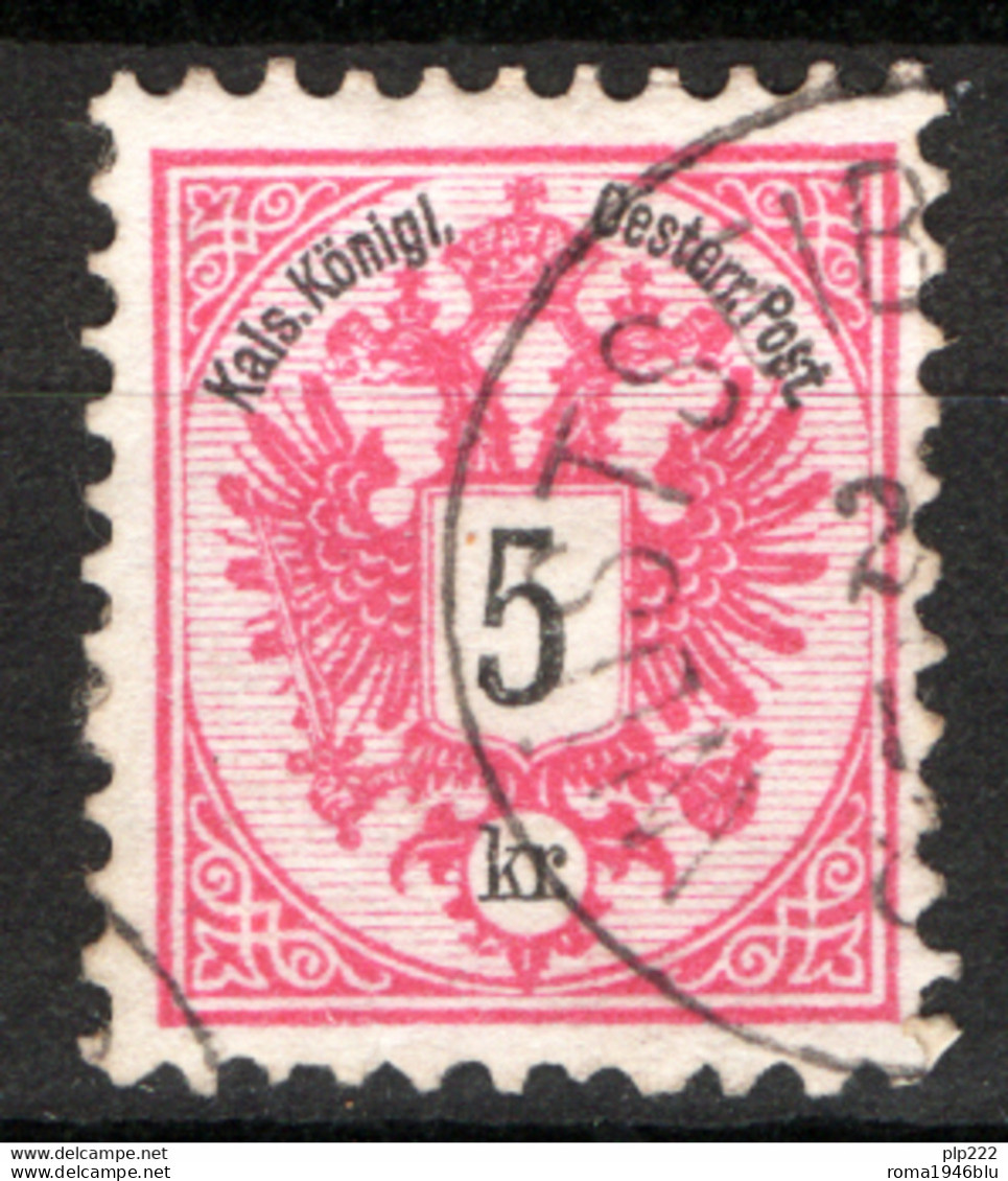 Austria 1883 Unif.42 Dent/perf 10 1/2 O/used VF/F - Gebraucht