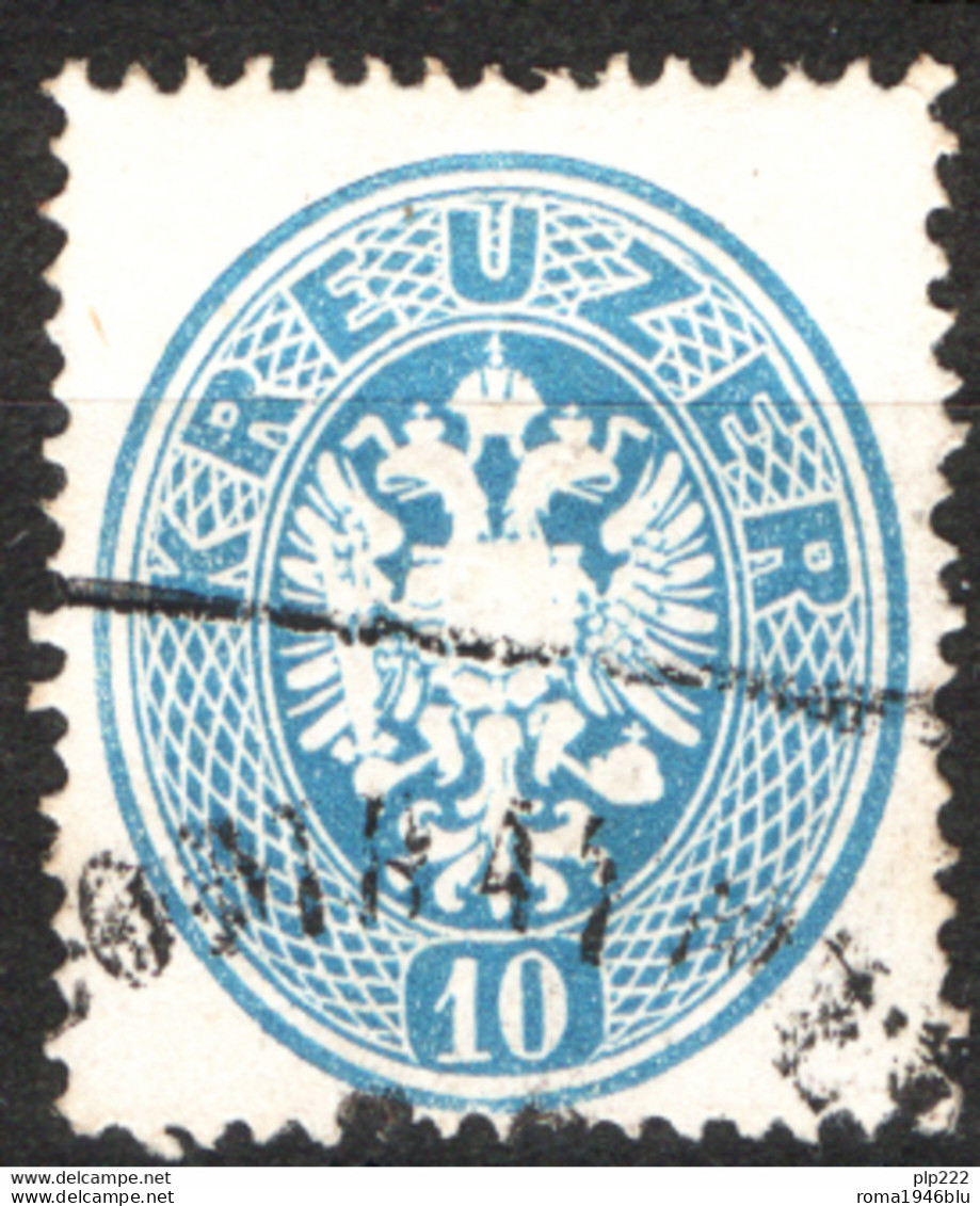 Austria 1863 Unif.25 O/used VF/F - Gebruikt