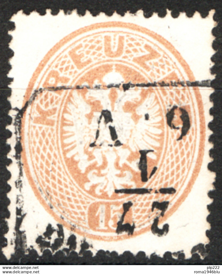 Austria 1863 Unif.26 O/used VF/F - Gebruikt