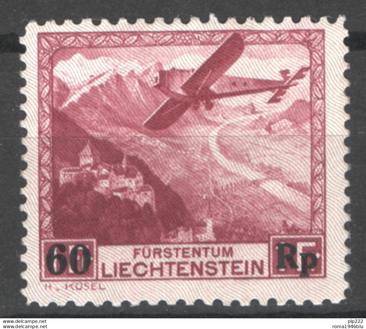 Liechtenstein 1935 Posta Aerea Unif.A14 **/MNH VF - Air Post