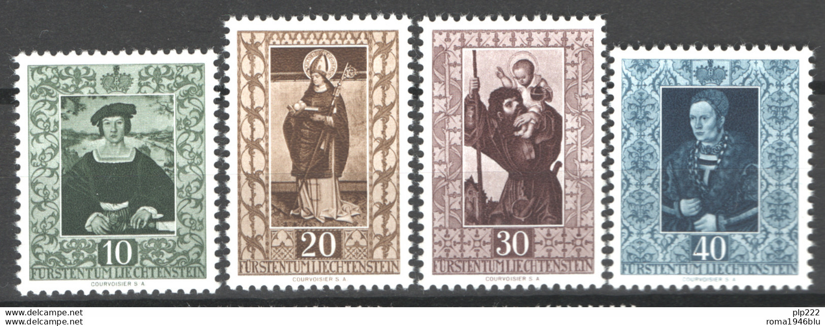 Liechtenstein 1953 Unif.273/76 **/MNH VF - Unused Stamps