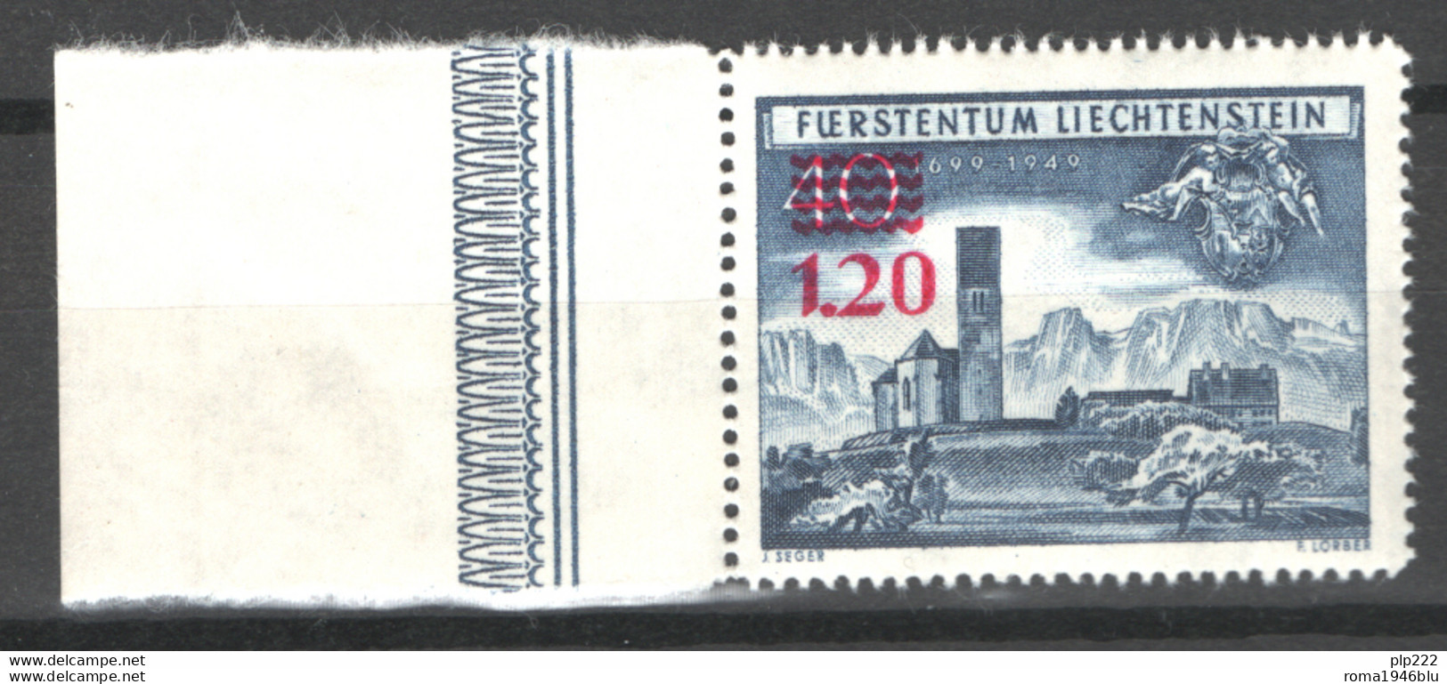 Liechtenstein 1952 Unif.271 **/MNH VF - Nuovi