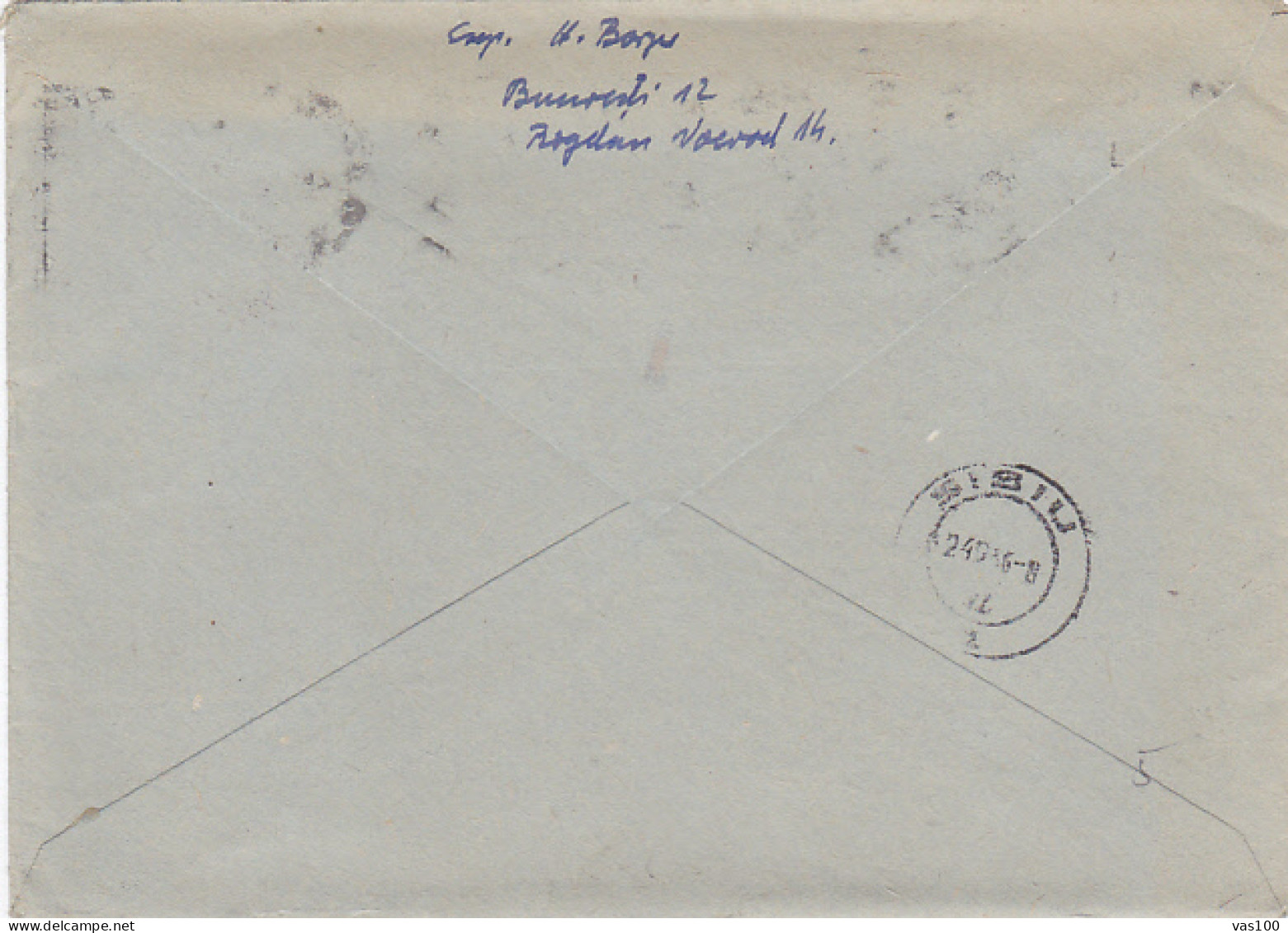 TRAIAN VUIA, PLANES, AVIATION PIONEER, STAMP ON COVER, 1956, ROMANIA - Brieven En Documenten