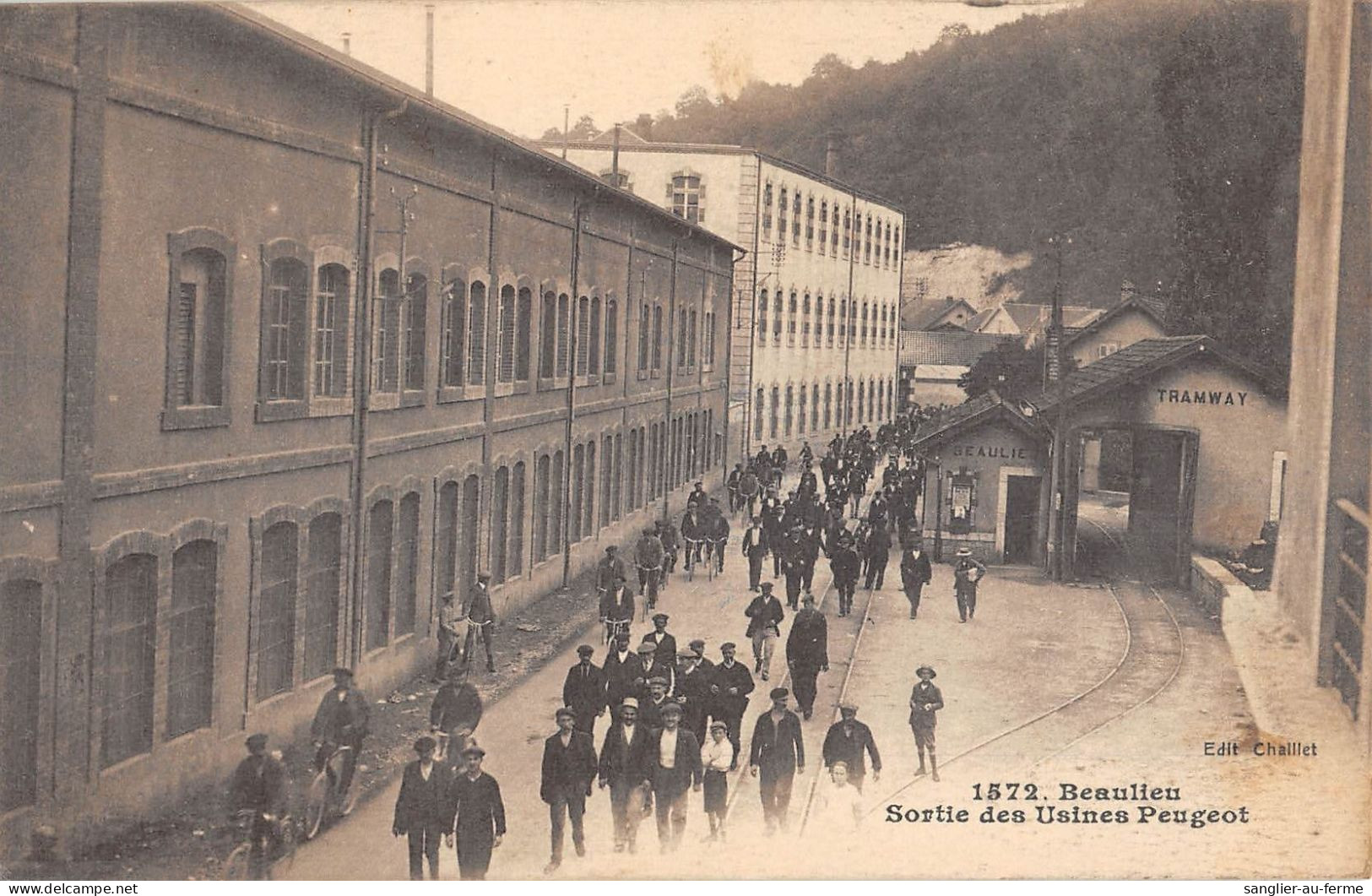 CPA 25 BEAULIEU / SORTIE DES USINES PEUGEOT - Sonstige & Ohne Zuordnung