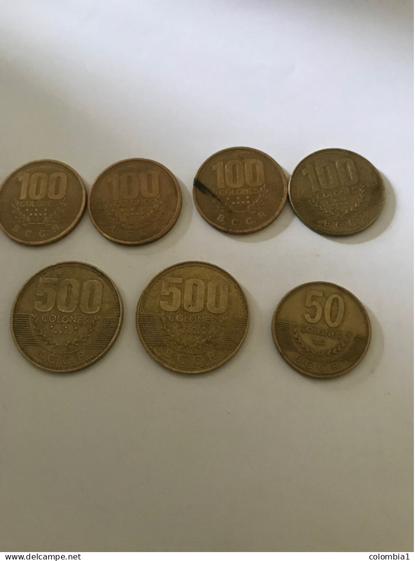 COSTA RICA Lot De7 Pièces Années 1994 à 2003 - Sonstige – Amerika