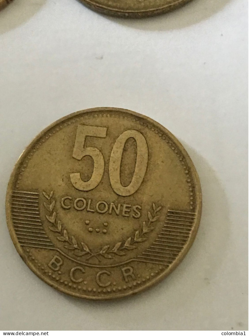 COSTA RICA Lot De7 Pièces Années 1994 à 2003 - Other - America