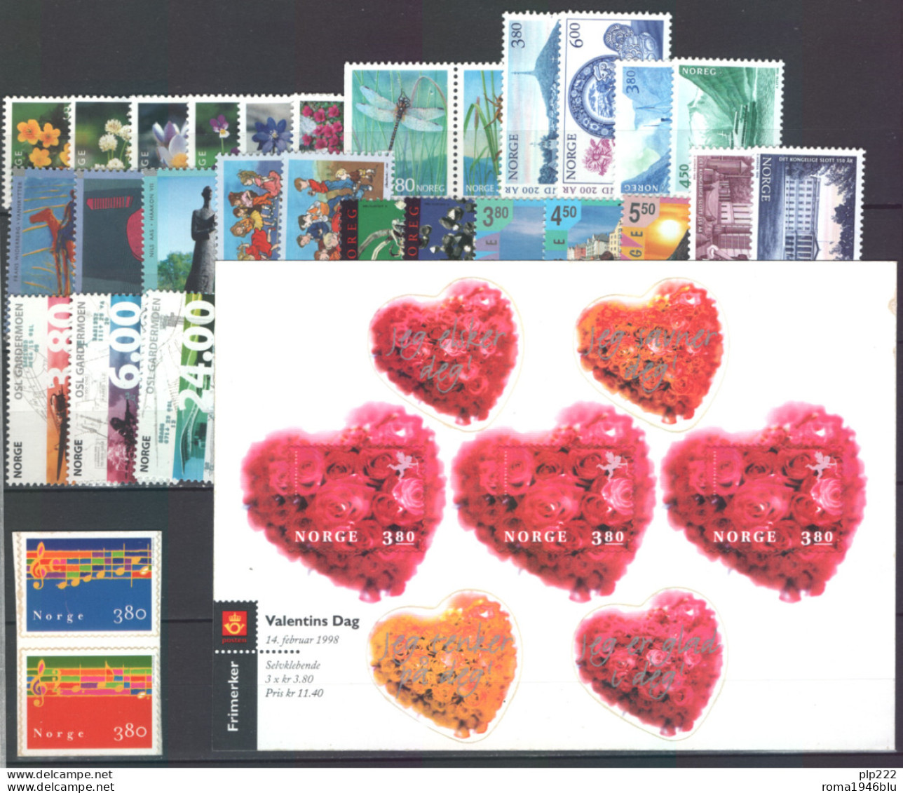 Norvegia 1998 Annata Quasi Completa / Almost Complete Year Set **/MNH VF - Volledig Jaar