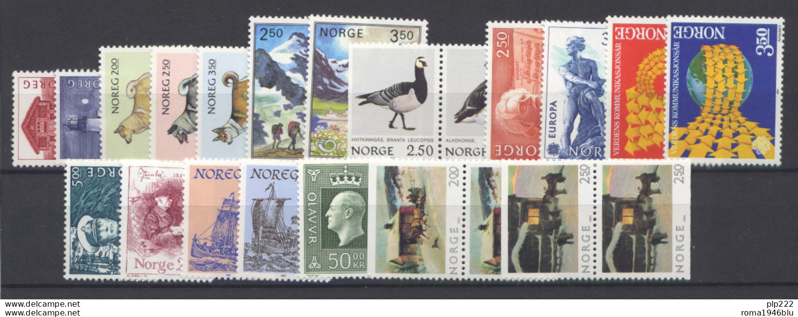 Norvegia 1983 Annata Completa / Complete Year Set **/MNH VF - Années Complètes