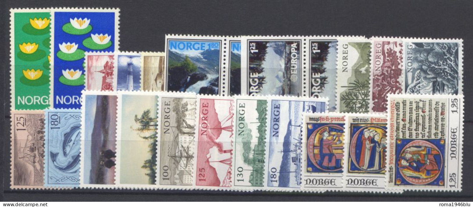 Norvegia 1971/80 Periodo completo / Complete period **/MNH VF