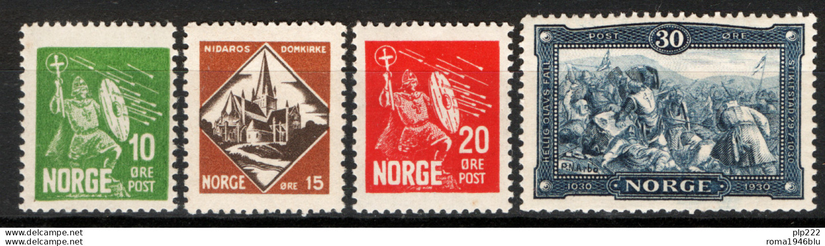 Norvegia 1930 Unif.147/50 **/MNH VF/F - Nuovi