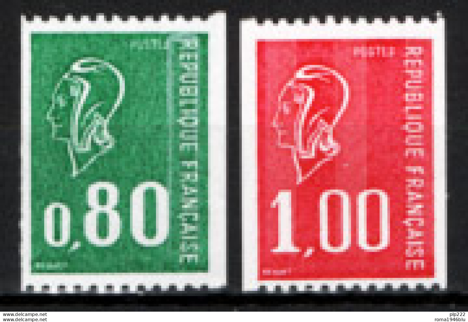 Francia 1976 Unif.1894a/95a **/MNH VF - 1971-1976 Marianne Of Béquet