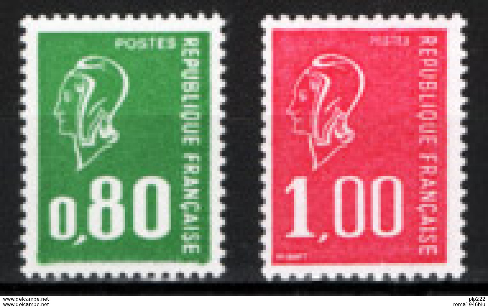 Francia 1976 Unif.1892a/93a **/MNH VF - 1971-1976 Marianne Van Béquet