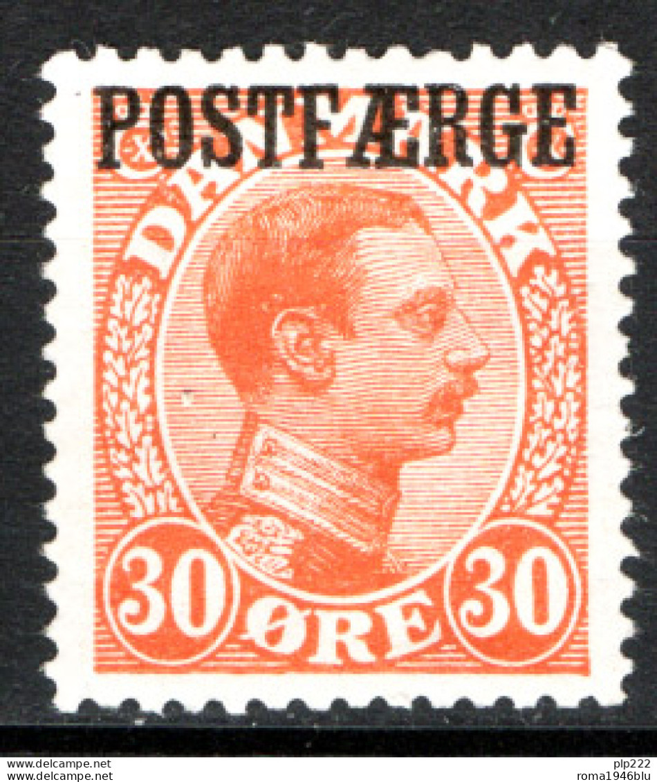 Danimarca 1922 Pacchi Postali Unif.6 */MLH VF/F - Colis Postaux
