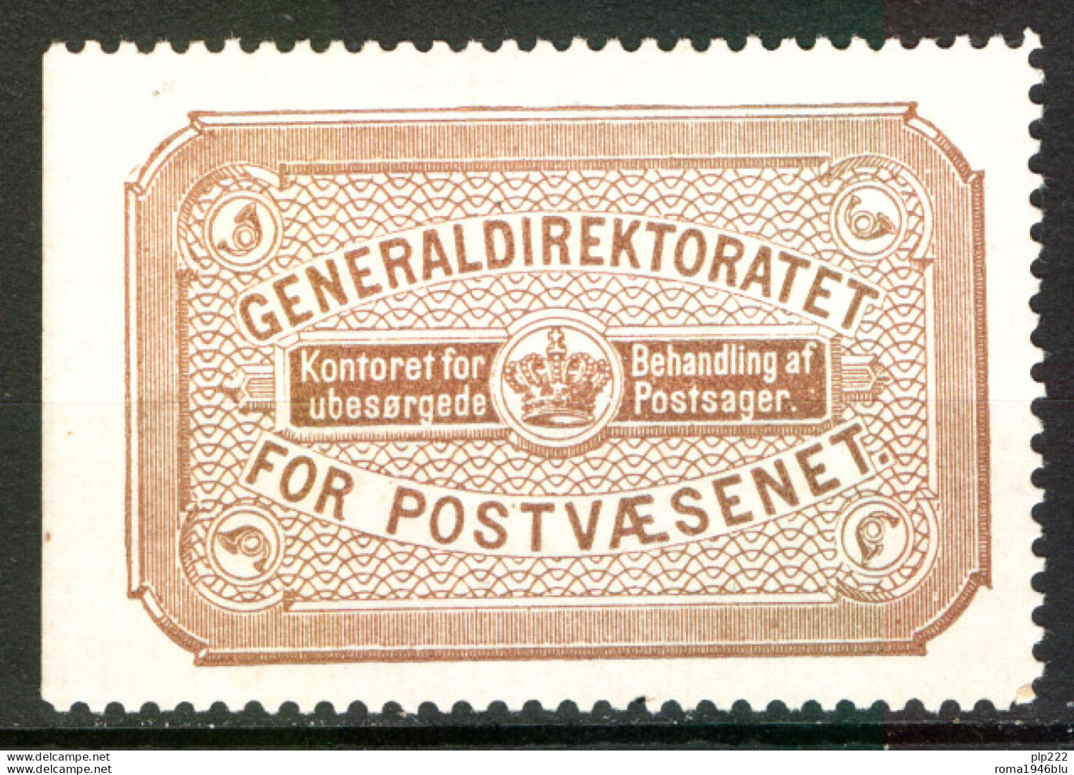 Danimarca 1890 Ritorno Unif.2 */MH VF/F - Dienstmarken