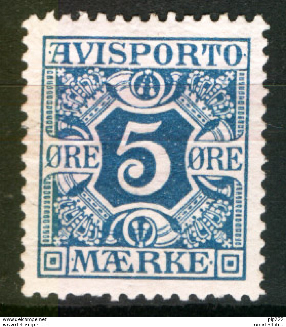 Danimarca 1914 Giornali Unif.12 */MLH VF/F - Servizio