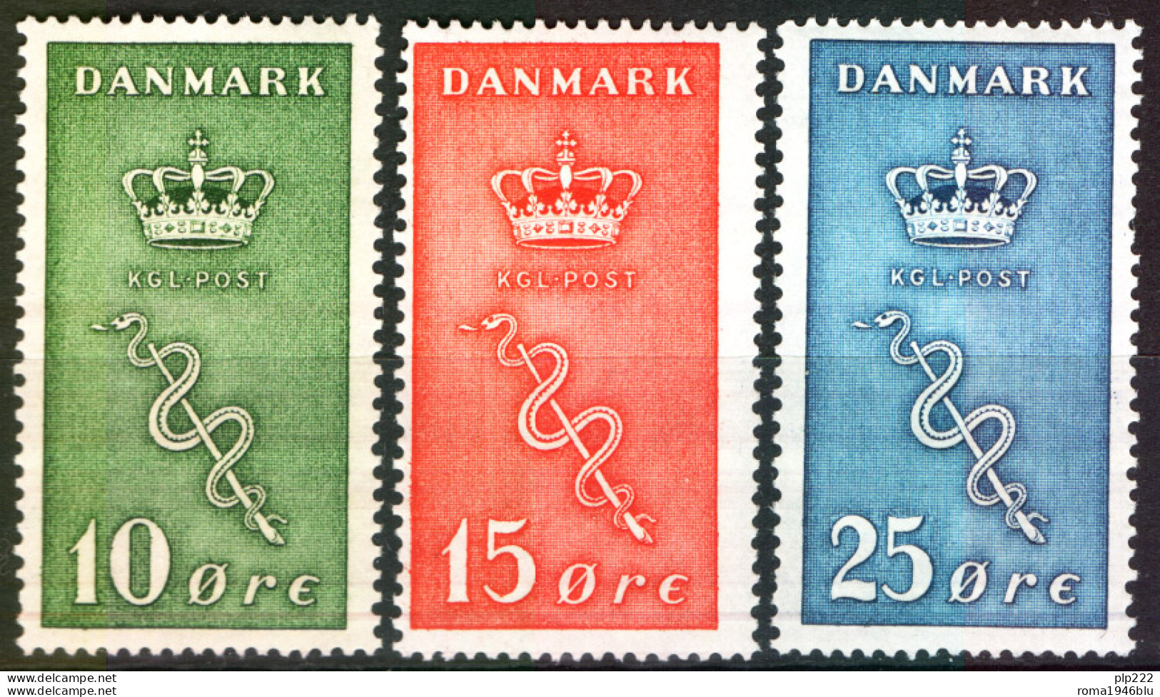 Danimarca 1929 Unif.190/92 **/MNH VF/F - Nuevos