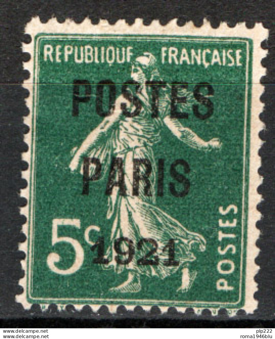 Francia 1921 Preannullati Unif.26 (*)/MNG VF/F - 1893-1947