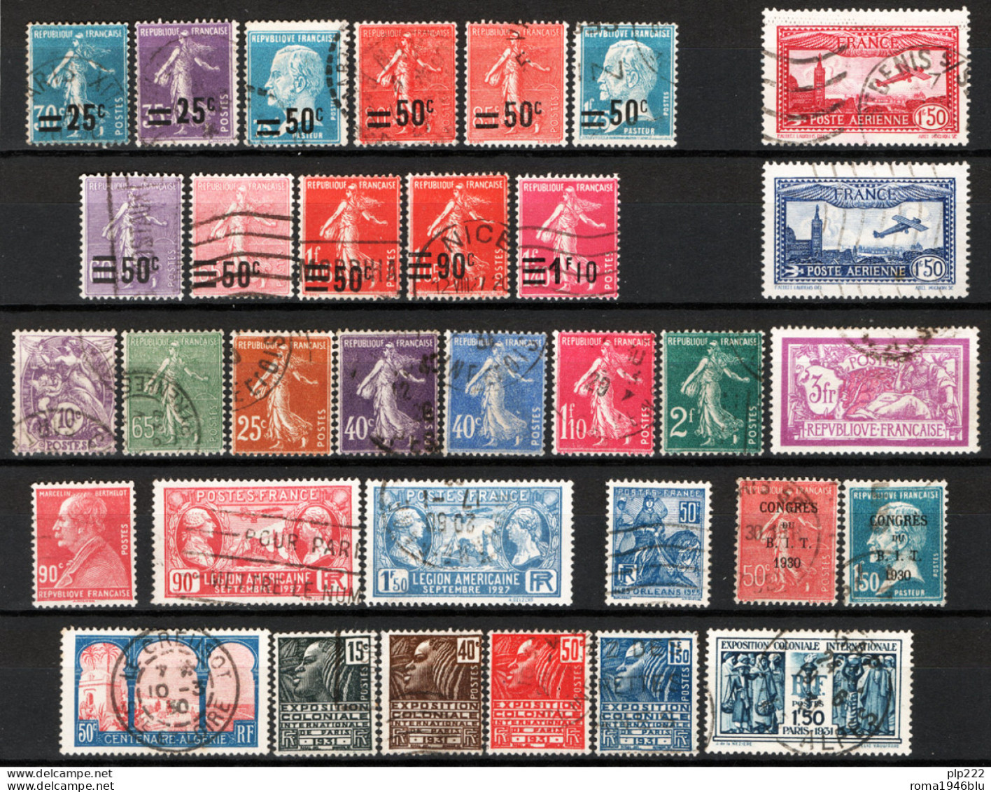 Francia 1926/30 Unif.217/28,233/40,243/45,257,263/65,270/74,A5/6 O/Used VF/F - Usati