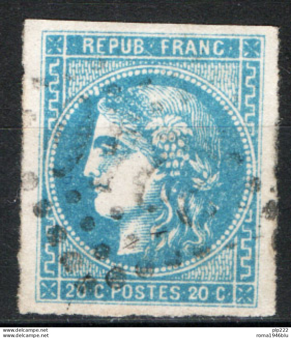 Francia 1870 Unif.46 O/Used VF/F - 1870 Emission De Bordeaux