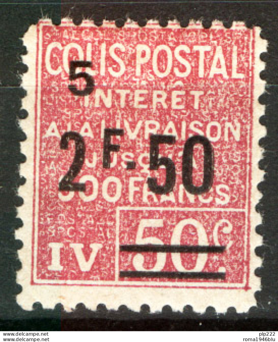 Francia 1926 Pacchi Postali Unif.76 */MVLH VF/F - Nuevos