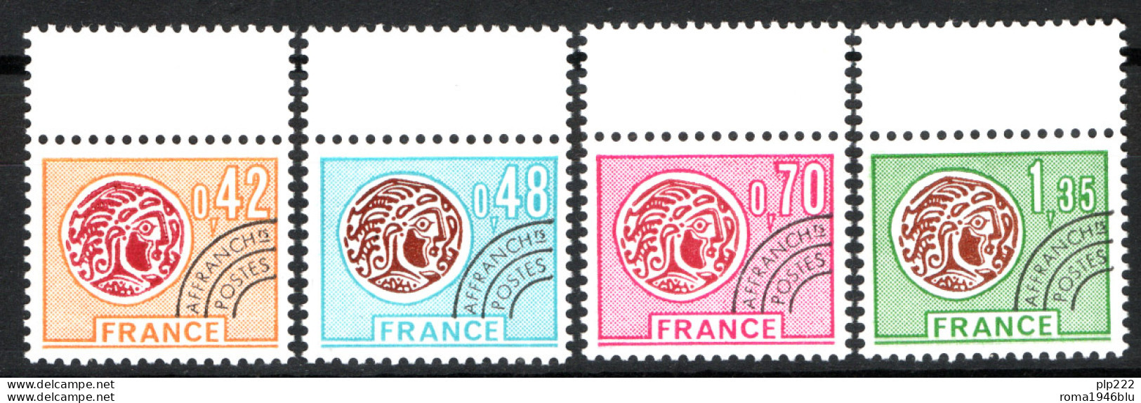 Francia 1975 Preannullati Unif.134/37 **/MNH VF - 1964-1988