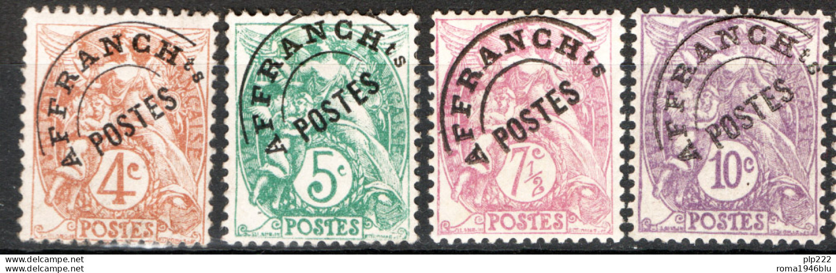 Francia 1922 Preannullati Unif.40/43 */MH VF/F - 1893-1947