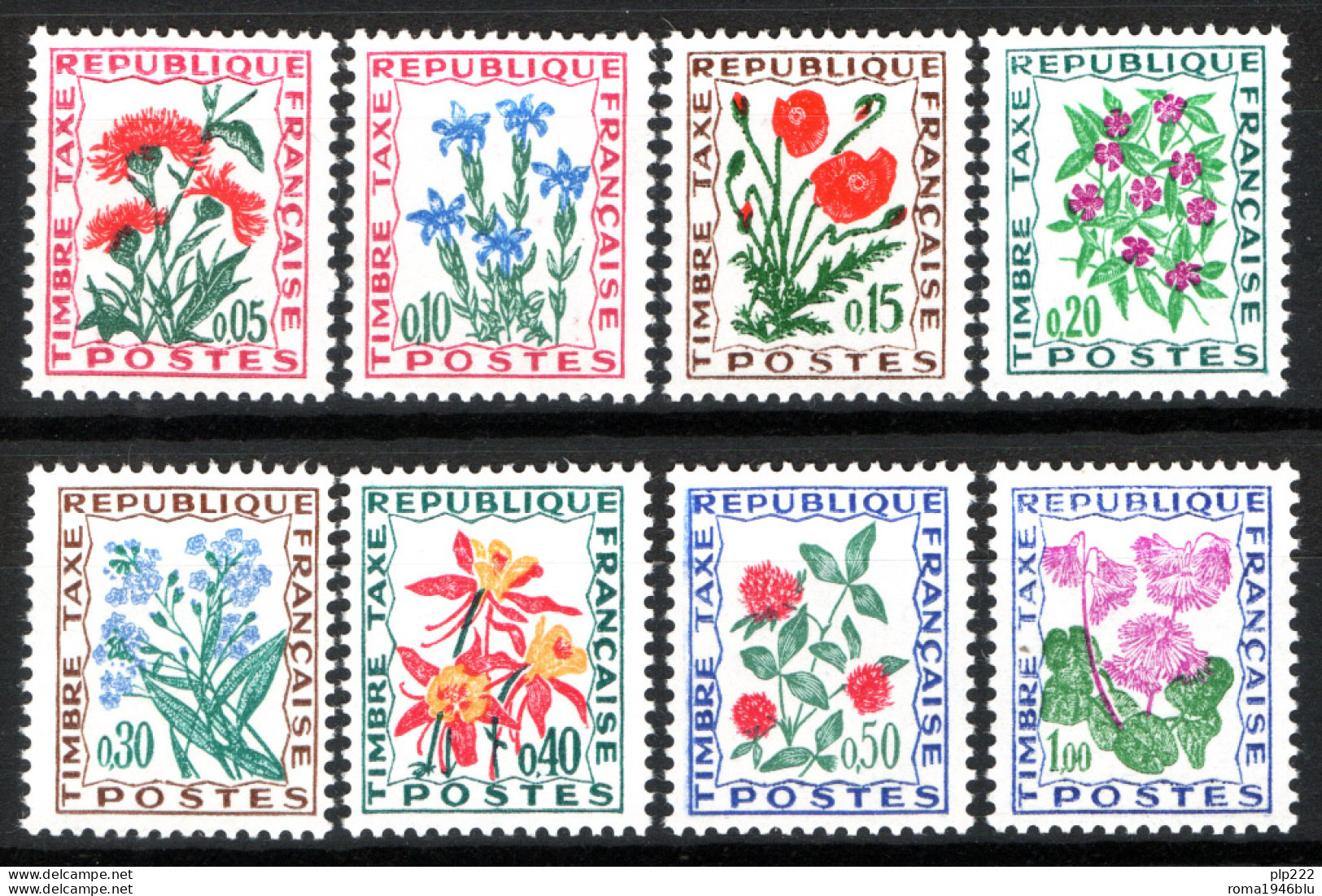 Francia 1964 Segnatasse Unif.S.95/102 **/MNH VF/F - 1960-.... Mint/hinged