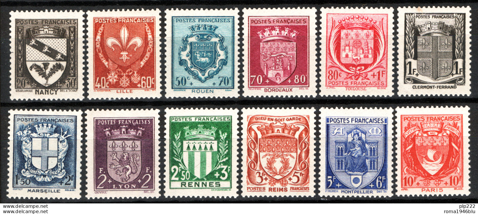 Francia 1941 Unif.526/37 **/MNH VF/F - Neufs