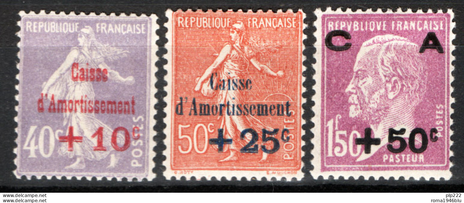 Francia 1928 Unif.249/51 */MLH VF/F - Unused Stamps