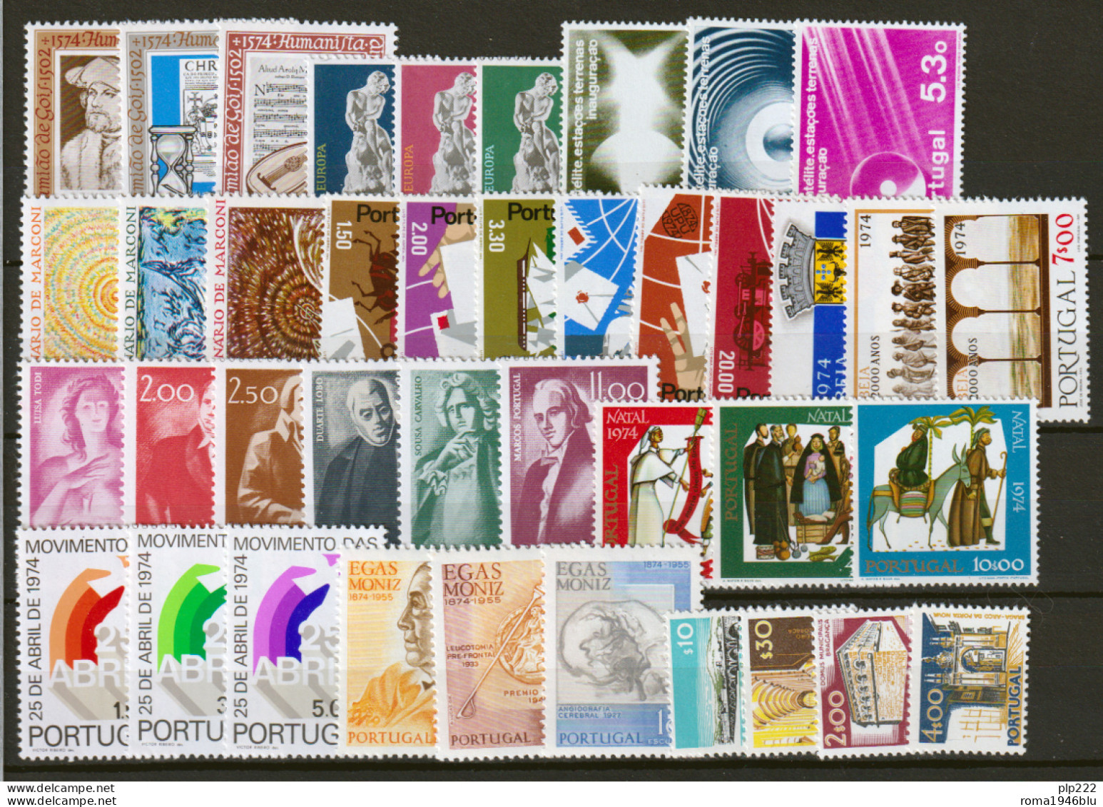 Portogallo  1974 Annata Quasi Completa / Almost Complete Year **/MNH VF - Ongebruikt