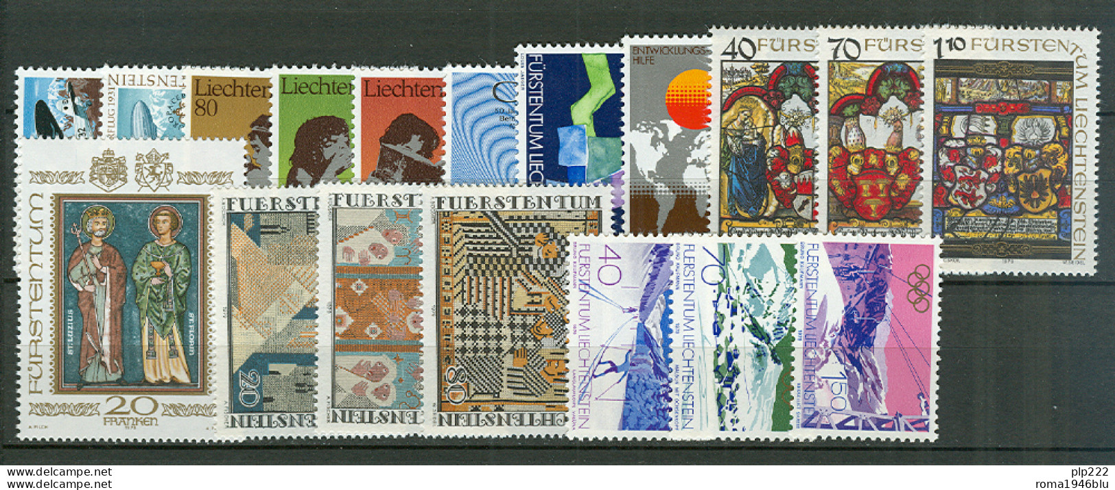 Liechtenstein 1979 Annata Completa / Complete Year Set **/MNH VF - Années Complètes