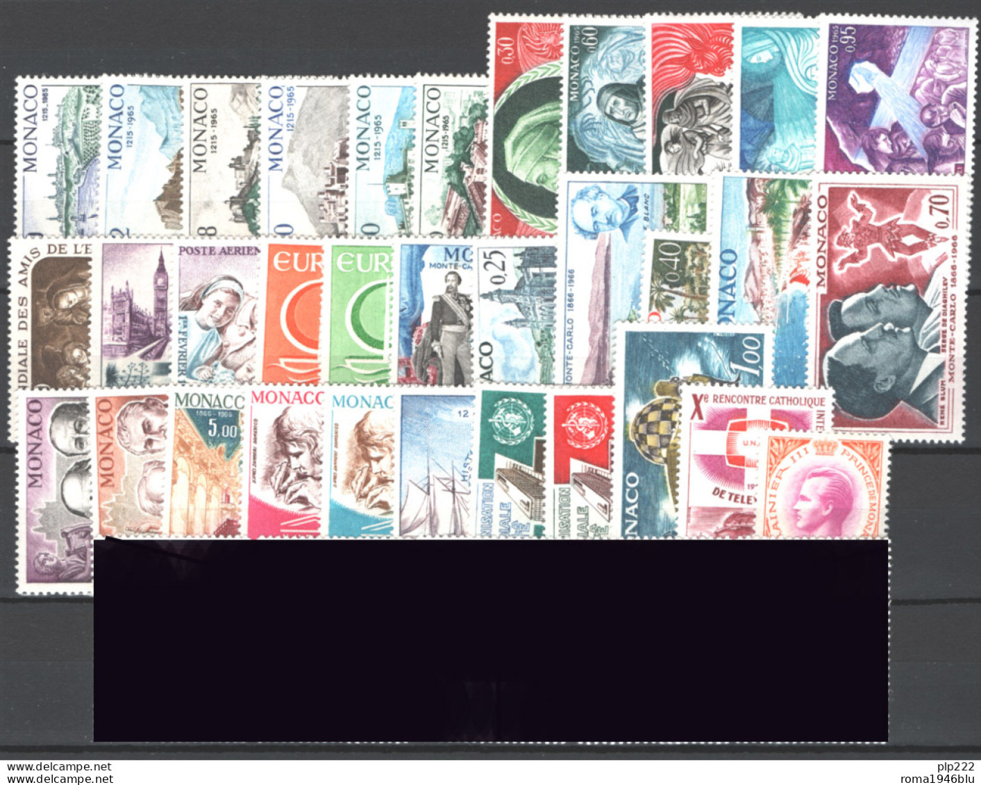 Monaco 1966 Annata Completa Senza Aerea / Complete Year Set Without Air Mail **/MNH VF - Volledige Jaargang