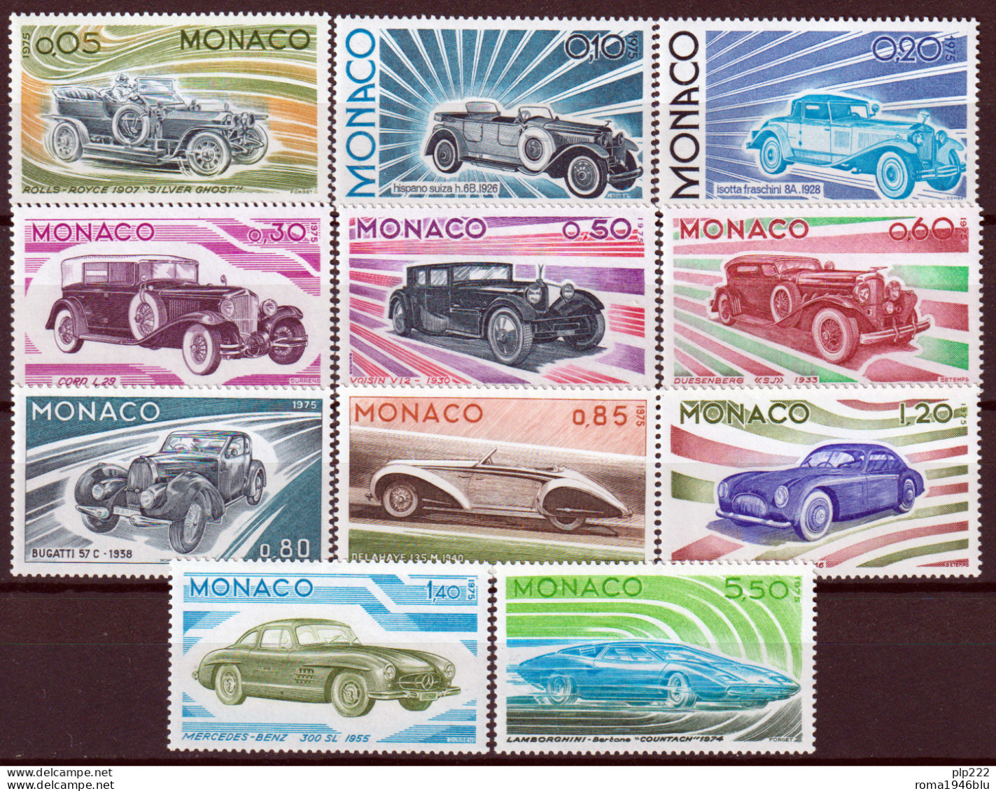 Monaco 1975 Unif.1018/28 **/MNH VF - Unused Stamps